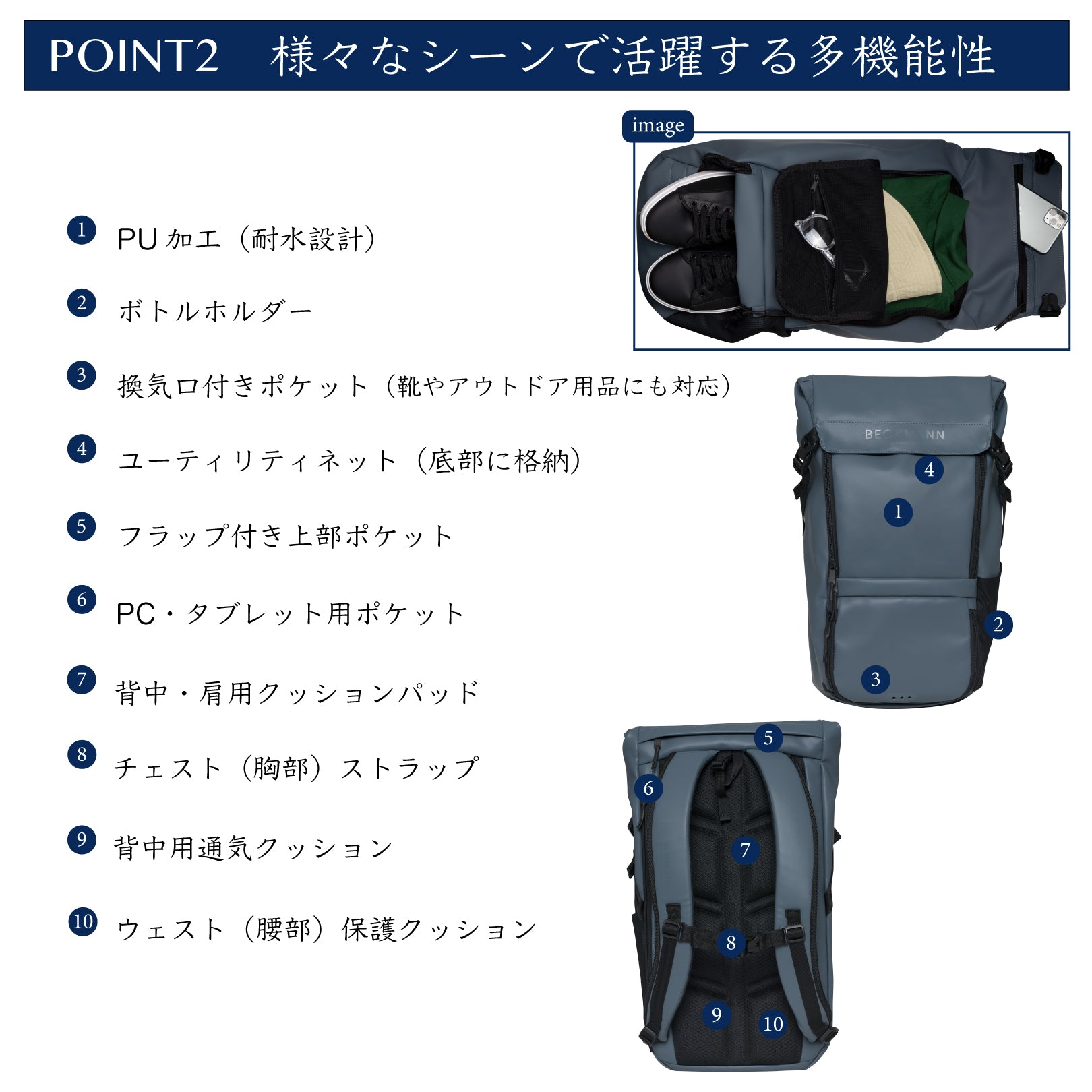 STREET Light(ストリート ライト)BECKMANN NORWAY 軽量設計で毎日